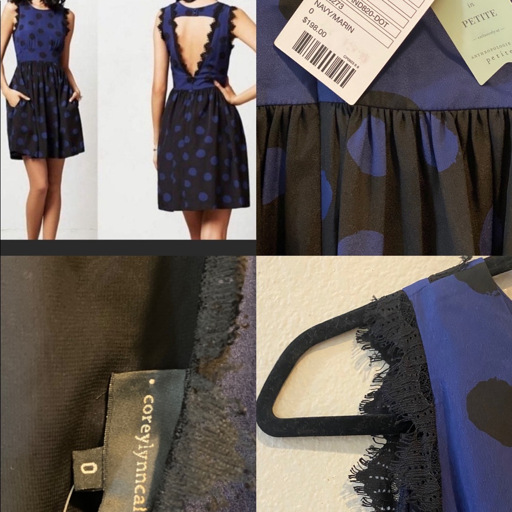 NWT Corey Lynn Calter Polka Dot Dress - Picture 4 of 14